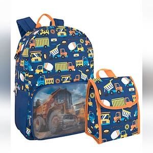 Trailmaker Trucks picture-changing lenticular, backpack and lunch bag set